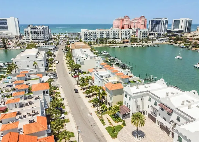 Waterfront 4-level Townhome With Rooftop Deck! * Clearwater Beach